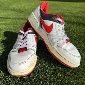 Nike Full Force Low in Red and White Men’s Sneakers